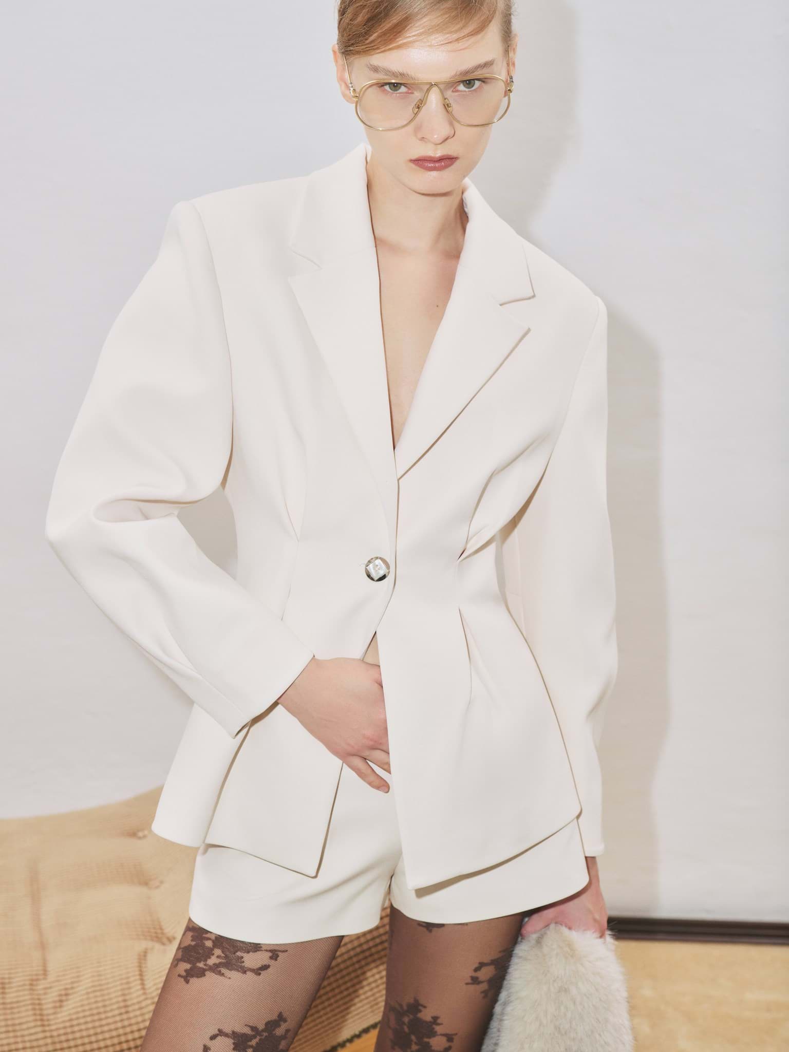 Rhode Blazer in Ice Cream resmi